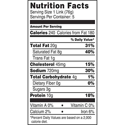 4 Hillshire+Farm+Smoked+Sausage+Links