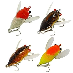 Yfch Leurres De Pêche Accessoires Kit Pêche Appâts Brochet Artificielle Cuillers De Pêche Truite