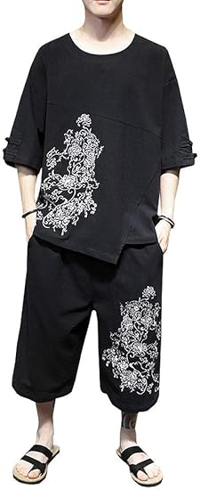 Amazon Sweet Bell 甚平 メンズ 作務衣 夏用 男性用 半袖 長袖 麻 浴衣 着物 部屋着 夏祭り 花火大会 大きいサイズ セットアップ U1a115 Tz230p80b 甚平 通販