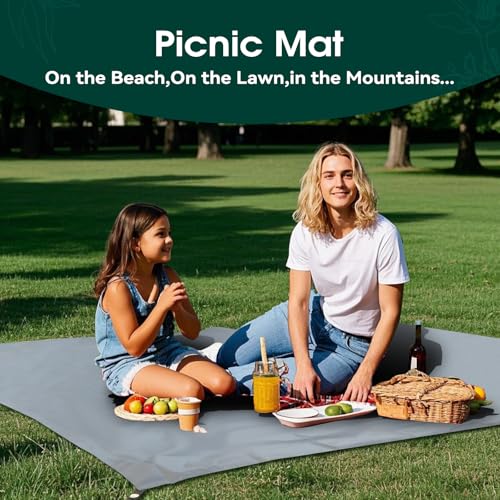 JAICOM Tarp – Ultralight Tent Tarp, Camping Ground Mat for 2 People, Tear-resistant, Waterproof, Ideal for Camping, Hiking, Beach, Picnic, Shady Patio