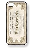 Generic Hogwarts Train Ticket Inspired Design Black Sides Slim Hard Case Skin Cover for Iphone 5 5g 5s