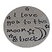 Jewelry Monster "I Love You to the Moon and Back Plate" for Floating Charm Lockets