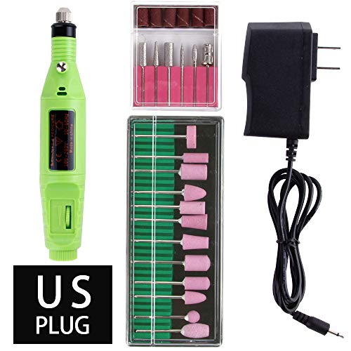 Nail Drill Bits For Acrylic Nails: Electric Manicure Drill Machine Set Ceramic Nail Bit Gel Cuticle Remover Pedicure Polishing Mill Cutter Nail Art Files Tools