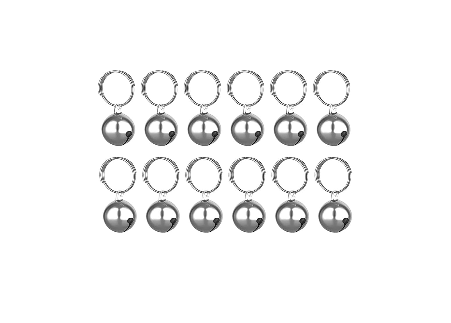SKYPIA 12 Pack Pet Bells for Dog Cat Collar Charm