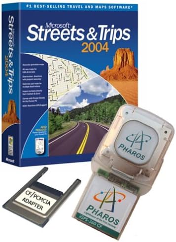 Pharos CF/PCMCIA GPS Receiver w/Microsoft Streets &amp; Trips 2004 (PF063)