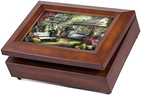 Special People Wood Finish Jewelry Music Box - Plays Tune Waltz of the Flowers