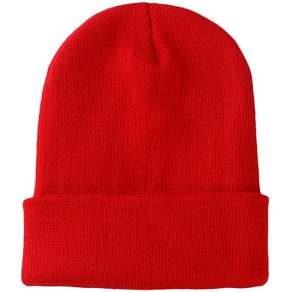 Warm Winter Hat Knit Plain Skull Beanie Toboggan Knit Hat for Men