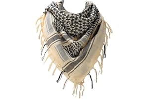 VOCHIC Military Shemagh Arab Tactical Desert Keffiyeh Thickened Scarf Wrap for Women and Men 43"x43"