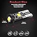 Yorkim 194 Led Bulb Canbus Error Free 3-SMD 2835 Chipsets, T10 Interior Led For Car Dome Map Door Courtesy License Plate Trunk lights with 194 168 W5W 2825 Sockets Pack of 10, Whitethumb 2