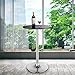 Costway Modern Round Bar Table, Cocktail Table Adjustable Bistro Pub Counter Wood Top Swivel Indoor (1)