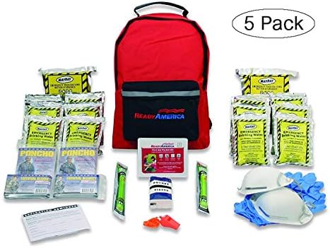 Ready America 70280 Emergency Kit, 2-Person, 3-Day Backpack (Fivе Расk)