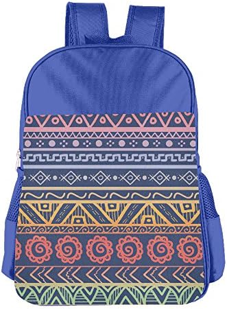 CJTRTE Aztec Tribe Print Girls&amp;Boys Shoulder Backpack School Bag Bagpack For Kids Students(2Color:Pink,Blue)