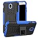 Galaxy J7 Pro J730G Case,Mama Mouth Shockproof Heavy Duty Combo Hybrid Rugged Dual Layer Grip Cover with Kickstand for Samsung Galaxy J7 Pro J730G 2017(with 4 in 1 Packaged),Blue