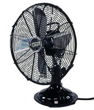 Cinni Table Fan 300mm Black Amazon Co Uk Kitchen Home