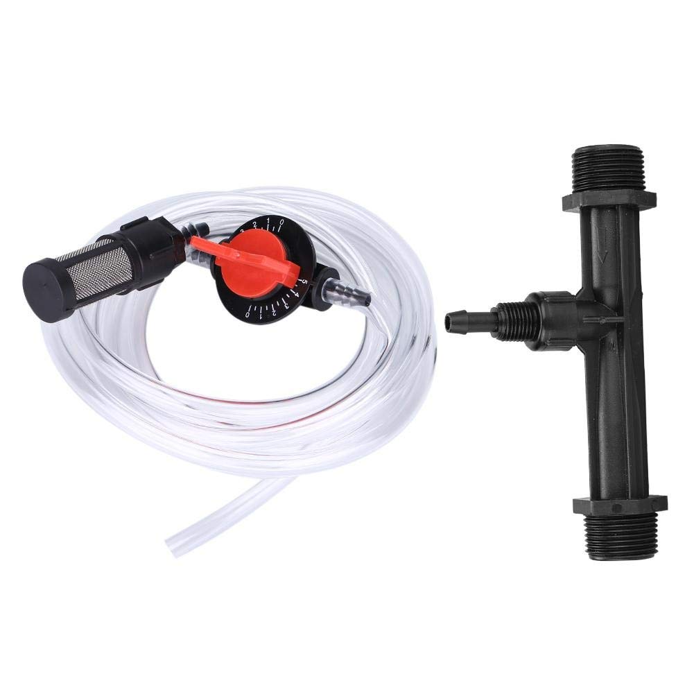 Dingln Garden Irrigation Device Kit G3/4 Fertilizer Injector + Switch + Filter + Water Tube