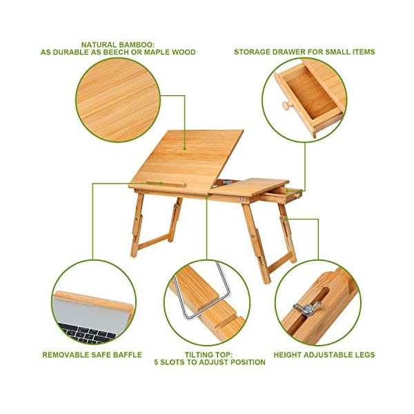 Laptop-Desk-Bamboo-Foldable-Lap-Top-Bed-Table-Serving-Tray-Notebook-Computer-Sofa-Table-Stand-Height-Angle-Adjustable-lapdesk-Lap-desk-table-with-Storage-drawer Laptop Desk Bamboo Foldable Lap Top Bed Table Serving Tray Notebook Computer Sofa Table Stand Height & Angle Adjustable…