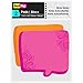 Redi-Tag Thought Bubble Notes 2 Pads, 3 x 3 Inches, Neon Magenta/Orange (22100)