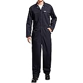 HISEA Men's Long Sleeve Coverall, Stain & Wrinkle Resistant Mens Work Coverall with Multi Pockets