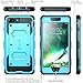 i-Blason Armorbox Series Case Designed for iPhone 7 Plus/iPhone 8 Plus, Built In Screen Protector Full body Heavy Duty Protection Shock Reduction / Bumper Case (Blue)