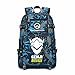 YOURNELO Unisex Leisure Overwatch High Capacity Canvas School Backpack Bookbag (I Genji)