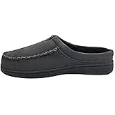 Clarks Men's Open Back Suede Sherpa Lined Clog Slippers, JMH2062 - Indoor/Outdoor Slip-Ons - Comfy & Durable Slides with Soft Plush Lining Cushioned Footbed & Gripped Rubber Outsoles (11 M US, Grey)