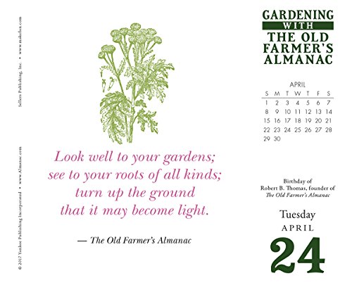 Old Farmer's Almanac: Gardening Advice, Folklore, and Gardening Secrets 2018 Boxed/Daily Calendar (CB0254) - Thumbnail 3