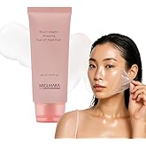 MIGUHARA Rose Collagen Wrapping Peel-Off Mask Pack, Facial Mask with Damask Rose Water, Hydrolyzed Collagen & Botanical Fruit Extracts for Hydrated, Glowing Look & Korean Glass Skin (60ml/2.02 fl.oz.)