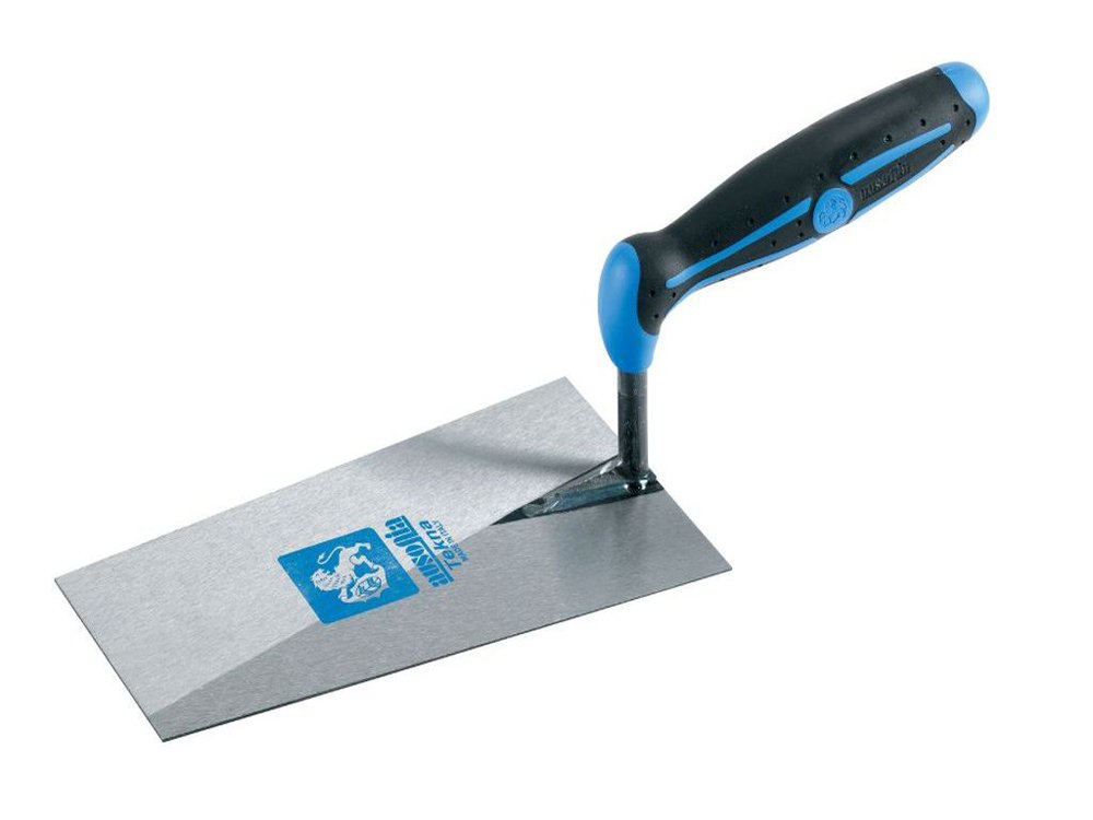 AUSONIA - 40055 Square Point Trowel 18 CM with BIMATERIAL Plastic Handle