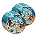 Shark Birthday Party Supplies - Ocean Animal Theme Party Supplies - Coral Reef Party Supplies | Tableware Set Includes Plates, Napkins and Cups | Kit for 16