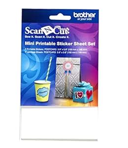 Amazon.com: Brother Mini Printable Sticker Kit, CAPSSMINI1