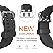 For Fitbit Charge 2 Bands,Hagibis TPU Replacement Accessories Bracelet Strap with Double Row Ventilation Holes for Fitbit Charge 2 HR Smart Watch (Black)