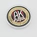 Ship From USA Metal Pressing Poker Cards Guard Protector Poker Chip Coins Inlay Lucky Souvenir 1-pc Set (AK SUITED)