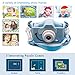Kids Digital Camera, Girls Birthday Toy Gifts for 4-13-Year-Old Children, Dual Lens 20.0MP Toddler Cameras, Child Camcorder Video Recorder 1080P IPS 2.0 Inch with 32G TF Card, Cow Soft Silicone Case