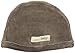 L'ovedbaby Unisex-Baby Newborn Organic Cotton Velour Cute Cap, Bark, 6-12 Months