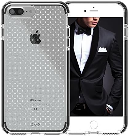 FYY Case for iPhone 8 Plus/iPhone 7 Plus 5.5", Clear Shock Absorption Bumper Soft TPU Cover Case for Apple iPhone 8 Plus 2017/7 Plus 2016 (5.5") Black