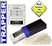 Trapper Glue Traps and 'Hide the Trap' Blue Covers 10 PACK. Catch Mice, Insects, Bed Bugs, Spiders, Crickets, Roaches and Mouse. Peanut Butter Scented Sticky Boards Pest Control.