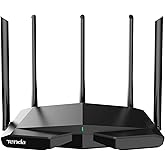 Tenda AXE5700 Smart WiFi 6E Router, Tri-Band Gigabit Wireless Router for Home, Best WiFi Router for Gaming and VR, AX Router 