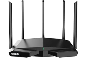 Tenda AXE5700 Smart WiFi 6E Router, Tri-Band Gigabit Wireless Router for Home, Best WiFi Router for Gaming and VR, AX Router 