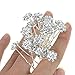 Rbenxia Bridal Wedding Crystal Hair Pins Bridal Prom Clips Pack of 20pcs White