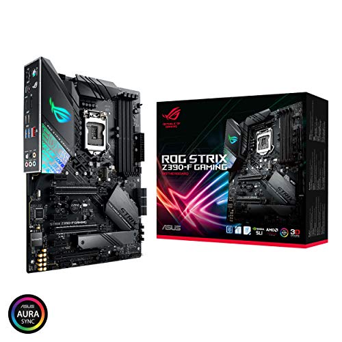 ASUS ROG Strix Z390-F Gaming Motherboard LGA1151 (Intel 8th and 9th Gen) ATX DDR4 DP HDMI M.2 USB 3.1 Gen2 Gigabit LAN