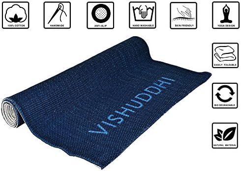 Kaivalyadham Organic Cotton Yoga Mat by Arka