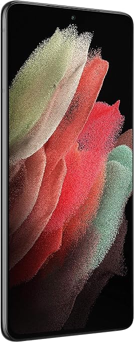 Electrónica SAMSUNG Galaxy S21 Ultra 5G | Teléfono celular Android desbloqueado de fábrica | Teléfono inteligente 5G | Cámara de calidad profesional, alta resolución de 108 MP | 128 GB, Phantom Black (SM-G998U) con paquete de cargador de 25 W