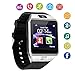 DZ09 Bluetooth Smart Watch Touch Screen with Camera and SIM Card TF/SD Card Slot Pedometer Activity Tracker for iphone android phones Samsung HUAWEI PK GT08 A1 (Silver)
