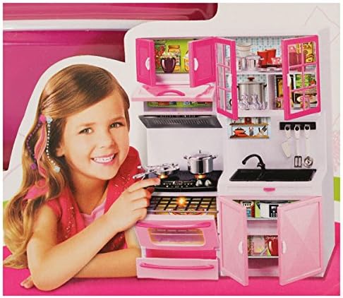My Modern KITCHEN PLAYSET Featuring Light &amp; Sound Refrigerator, Stove Microwave and much more.