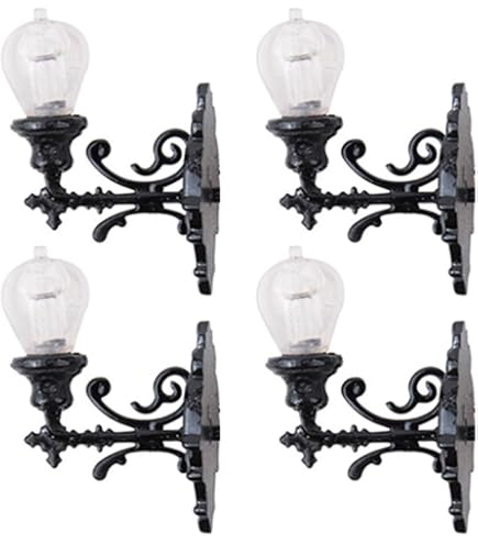 Melody Jane Dollhouse Ceiling Light - White Coolie Shade, 1:12 Scale Miniature Lighting - View #3