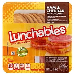 Lunchables Ham & Cheddar Cheese with Crackers Lunch