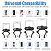 Car Phone Mount,Anti-Slip Phone Holder Compatible with iPhone, Samsung, Android Smartphones