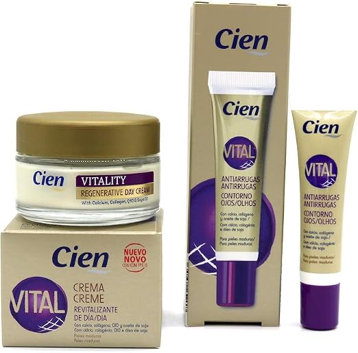 Crème Contour Des Yeux CIEN GOLD - Régénérante, Avec Acide Hyaluronique - 30ml NEUVE