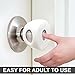 TODDLINO Door Knob Safety Cover 5pk for Baby and Toddler. Easy to Install. Prevents Kids from Accessing Dangerous Areas. Grip and Twist Child Proofing Door Handle Protective Cover
