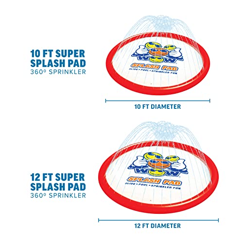 WOW Sports Giant Super Splash Pad 12 Feet Diameter Inflatable Splash
